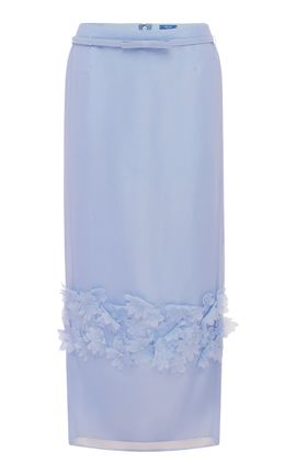 Leo Lin Leo Lin Kyra Petal Maxi Skirt Periwinkle