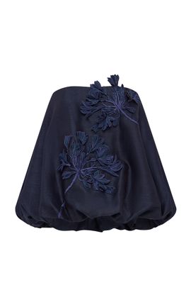 Leo Lin Leo Lin Leonie Applique Bustier Top Midnight