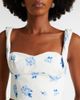 Leo Lin Leo Lin Lexi floral cotton crop top - 3