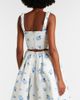 Leo Lin Leo Lin Lexi floral cotton crop top - 4