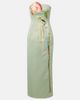 Leo Lin Leo Lin Marilyn floral-appliquÃ© bustier dress - 1