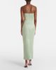 Leo Lin Leo Lin Marilyn floral-appliquÃ© bustier dress - 5