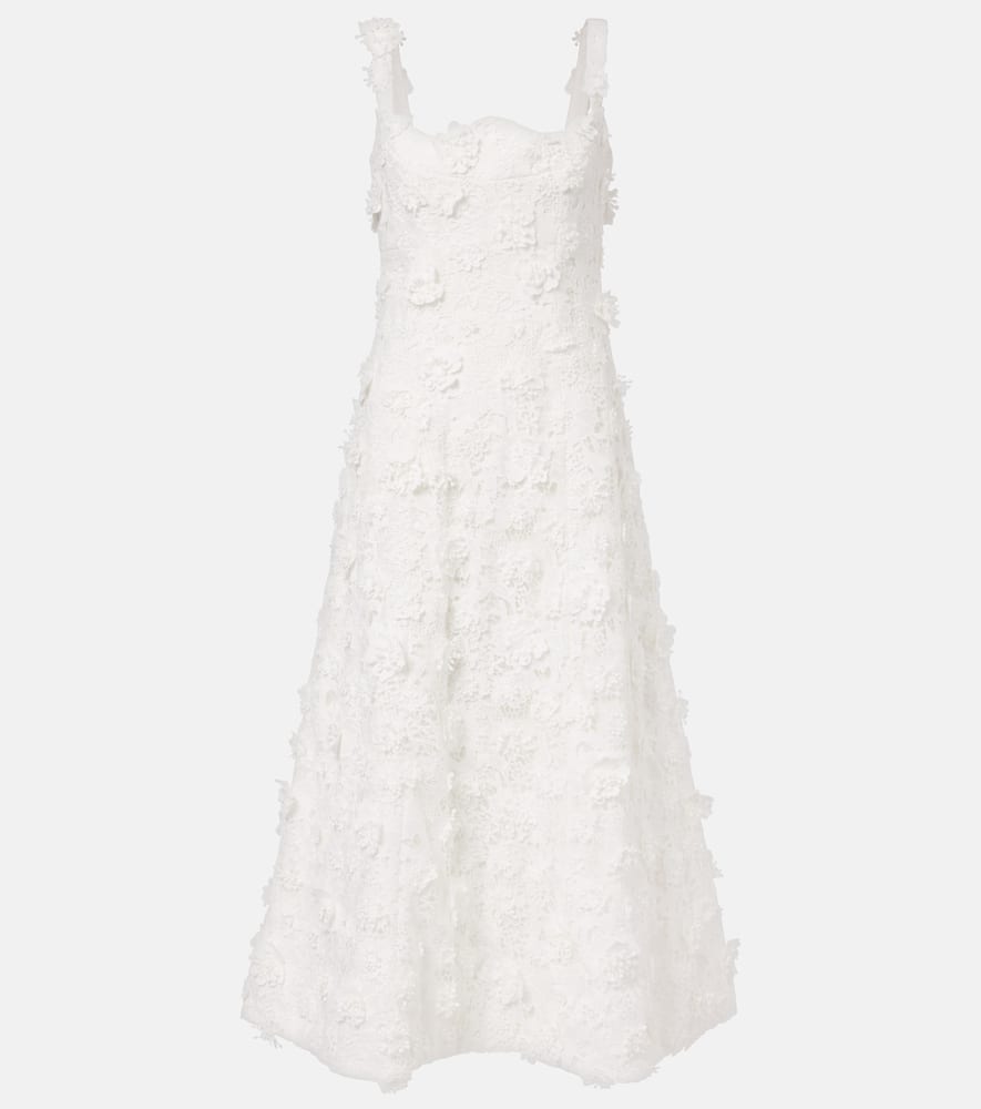 leo lin monique embroidered lace maxi dress LEO LIN Monique Embroidered Lace Maxi Dress in Black