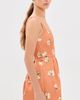 Leo Lin Leo Lin Piper Bell Shape Mini Dress Lily Print in Ochre - 4
