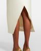 Leo Lin Leo Lin Quinn embellished wool and silk midi skirt - 4