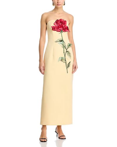 strapless linen maxi dress Ivy Striped Strapless Linen Maxi Dress – Love, Celine Boutique