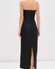 Leo Lin Leo Lin Rayna Embroidered Maxi Dress Snapdragon Print in Ebony - 3