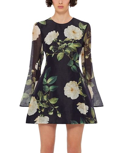 Leo Lin Leo Lin Suzanne Bell Sleeve Mini Dress