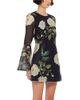 Leo Lin Leo Lin Suzanne Bell Sleeve Mini Dress - 4