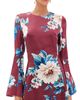 Leo Lin Leo Lin Suzanne Bell Sleeve Mini Dress Cosmos Print - 1