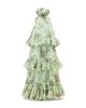 Leo Lin Leo Lin Thalia Printed Silk Tiered Maxi Dress - 6