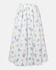 Leo Lin Leo Lin Victoria floral pleated cotton maxi skirt - 1