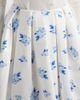 Leo Lin Leo Lin Victoria floral pleated cotton maxi skirt - 3