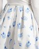 Leo Lin Leo Lin Victoria floral pleated cotton maxi skirt - 5