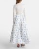 Leo Lin Leo Lin Victoria floral pleated cotton maxi skirt - 6