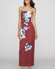 LEO LIN Rayna Embroidered Midi Dress - 1
