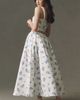 LEO LIN Victoria Cotton Puff Maxi Skirt - 3