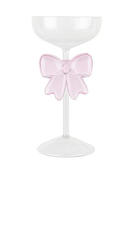 Lepel Club Lepel Club Pink Bow Glass