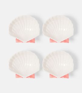 Les-Ottomans Les-Ottomans Set of 4 ceramic starter plates