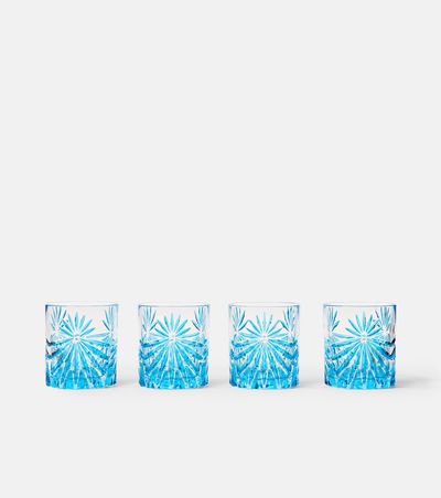 Les-Ottomans Les-Ottomans Set of 4 crystal tumblers