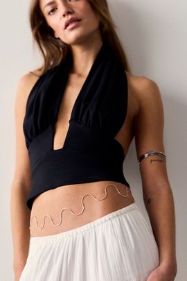 Les Beads Studio Les Beads Spires Silver Belly Chain