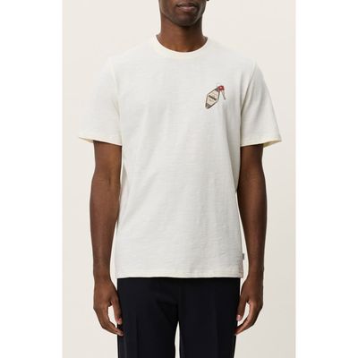 Les Deux Les Deux Ben Troy Organic Cotton Graphic T-Shirt