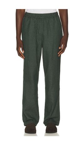 Les Deux Les Deux Check Seersucker Casual Pants