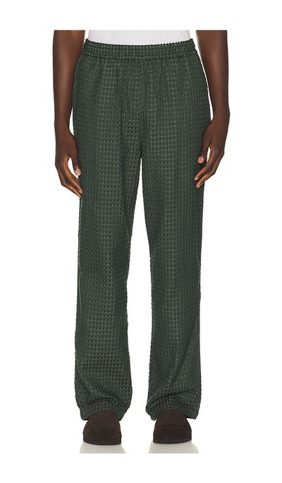 Les Deux Les Deux Check Seersucker Casual Pants