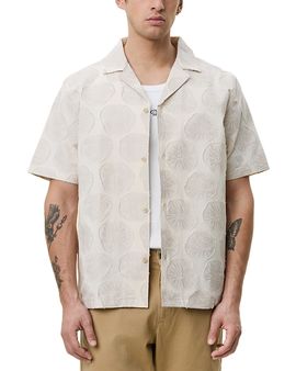 Les Deux Les Deux Dahlia Jacquard Short Sleeve Shirt