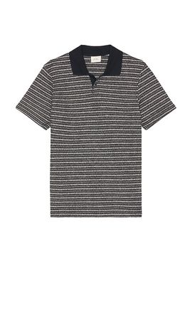 Les Deux Les Deux Knitted Stripe Polo
