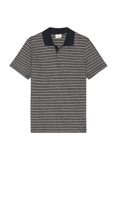 Les Deux Les Deux Knitted Stripe Polo