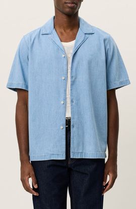 Les Deux Les Deux Lesley Organic Cotton Denim Camp Shirt