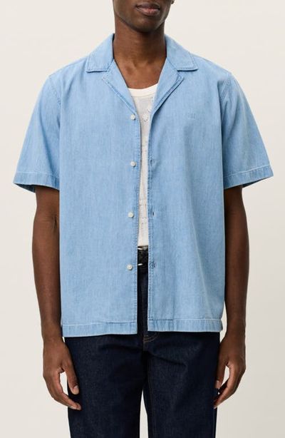 Les Deux Les Deux Lesley Organic Cotton Denim Camp Shirt