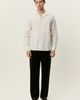Les Deux Les Deux Long Sleeve Flower Jacquard Camp Shirt - 4