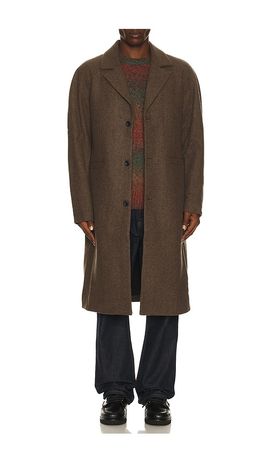 Les Deux Les Deux Nicko Melange Wool Coat