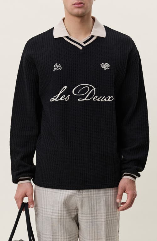 Les Deux Les Deux Oversize Waffle Knit Sweater Jersey