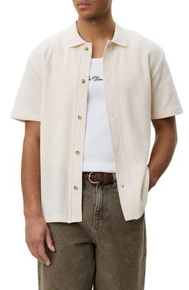 Les Deux Les Deux Pointelle Short Sleeve Cardigan
