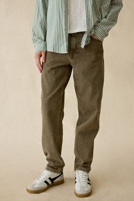 Les Deux Les Deux Roi Loose Fit Jeans in Brown, Men's at Urban Outfitters