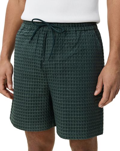 Les Deux Les Deux Seersucker Check 6.3 Drawstring Shorts