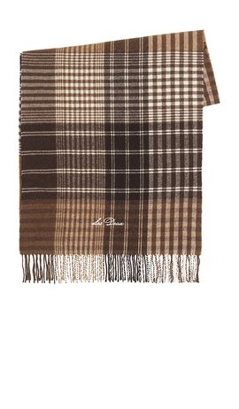 Les Deux Les Deux Signature Patchwork Check Scarf