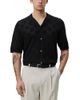 Les Deux Les Deux Squared Knitted Short Sleeve Shirt - 1