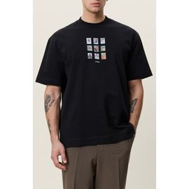 Les Deux Les Deux Stamp Organic Cotton Graphic T-Shirt