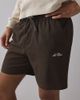 Les Deux Les Deux Stan Seersucker Swim Short in Brown, Men's at Urban Outfitters - 1
