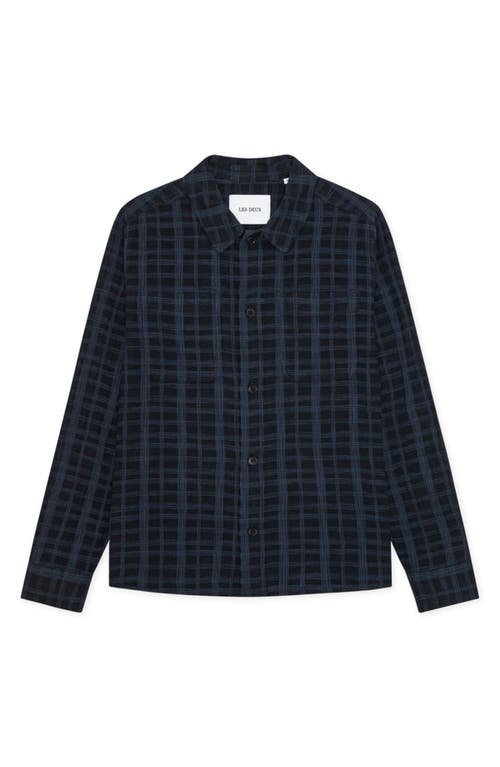 Les Deux Les Deux Texture Slub Cotton Overshirt