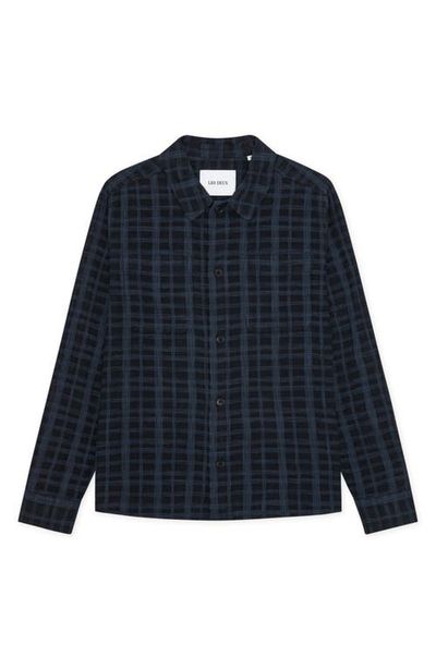 Les Deux Les Deux Texture Slub Cotton Overshirt