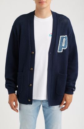 Les Deux Les Deux x Prince Openwork Cotton Cardigan