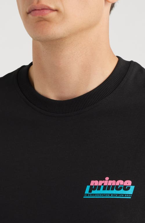 Les Deux Les Deux x Prince Organic Cotton Graphic T-Shirt
