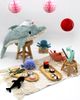 Les Ptipotos Les Ptipotos Dolphin Mom & Her Baby - Secret Keeper Plush Toy, Eco-Friendly, Soft & Washable - 4