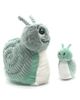 Les Ptipotos Les Ptipotos Snail Mom and Her Baby - Secret Keeper Plush Toy, Eco-Friendly, Soft & Washable - 1