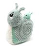 Les Ptipotos Les Ptipotos Snail Mom and Her Baby - Secret Keeper Plush Toy, Eco-Friendly, Soft & Washable - 3